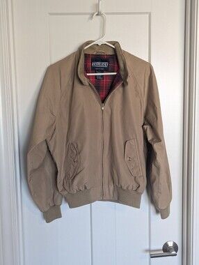 Land's End Vintage Harrington Khaki Jacket - Women's sz L